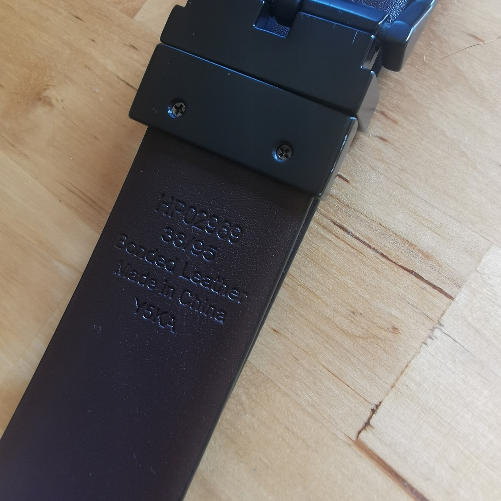 Perry Ellis Reversible Bonded Leather Belt - Picture 2 of 7